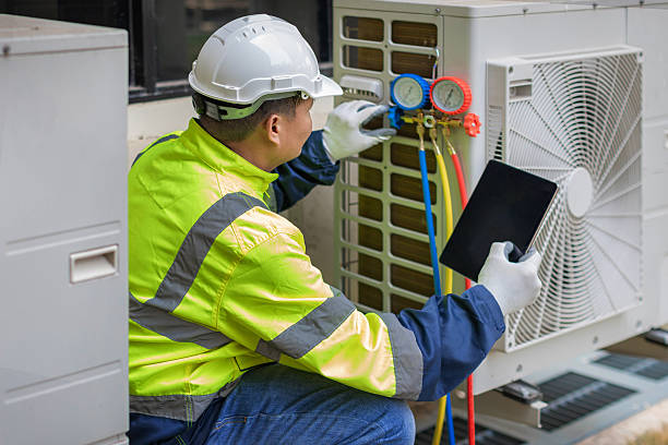 Professional Hvac technician working in Singers Glen, VA